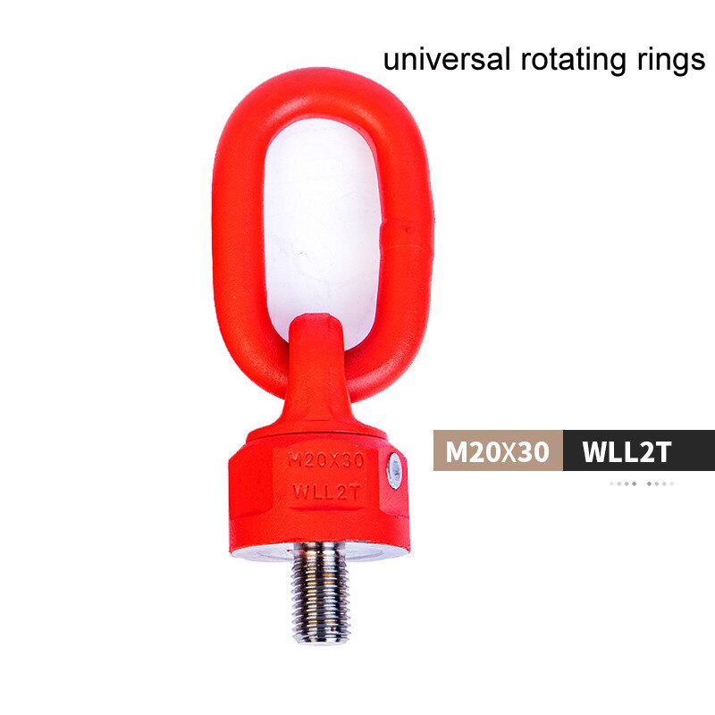 Universal lifting ring 360 degree rotation lifting ring screw high strength die connecting bolt screw M16 / 20 / 22: M20X30