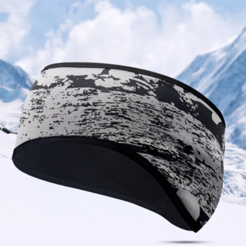 1pc winter sweatband ear warmers for women and girls, fleece ear covers, hair bands for running, cycling, skiing, outdoor sports, yoga, headscarf