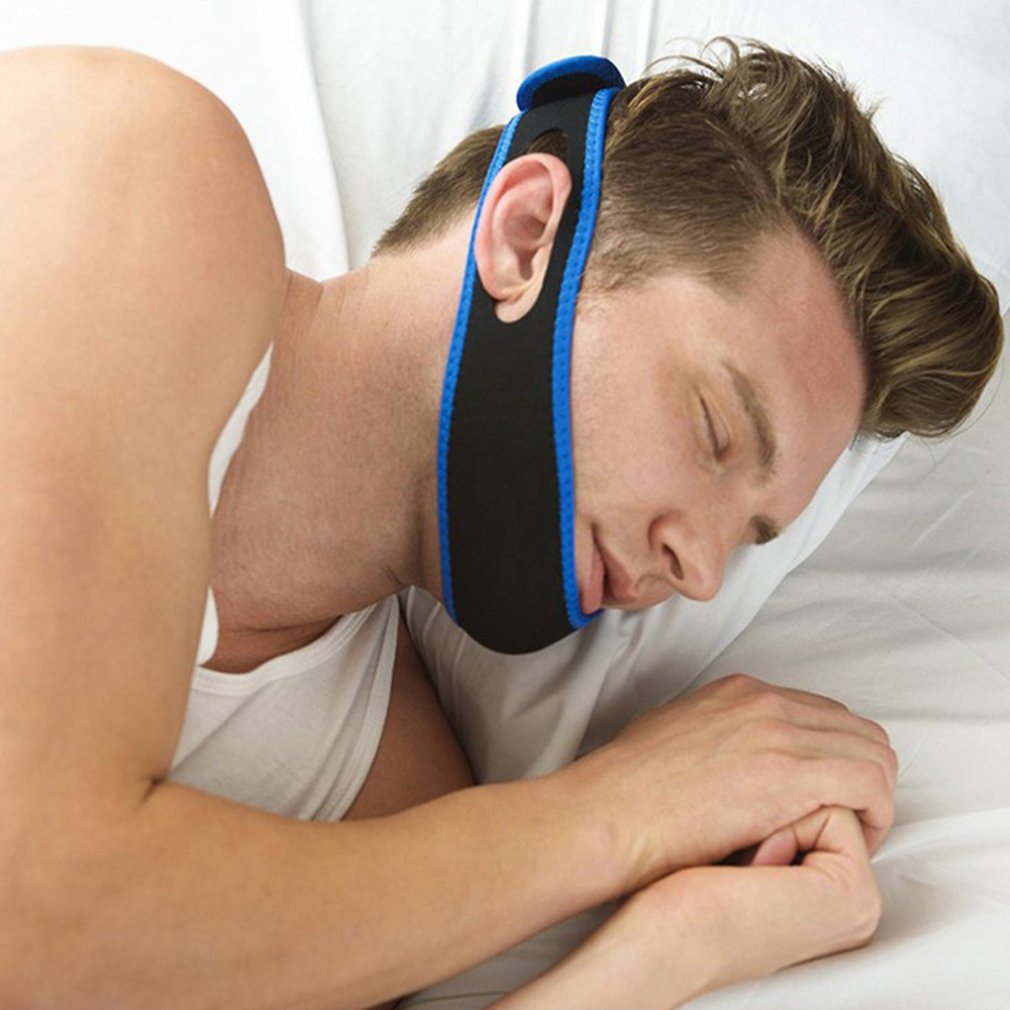 Stop Snoring band Rubber Neoprene SBR Anti Snoring Chin Strap Sleep Apnea Jaw Solution Chin dislocation Soft palateHot