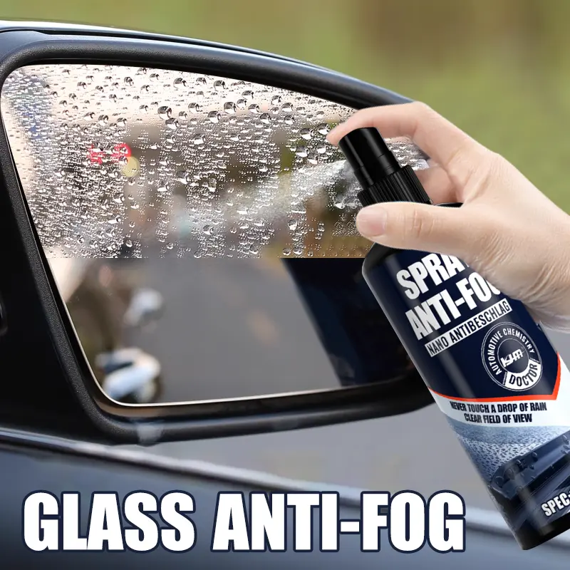 Anti-condens glasspray, transparante anti-condensmiddel voor autoruiten, helmen, windschermen en binnenruiten
