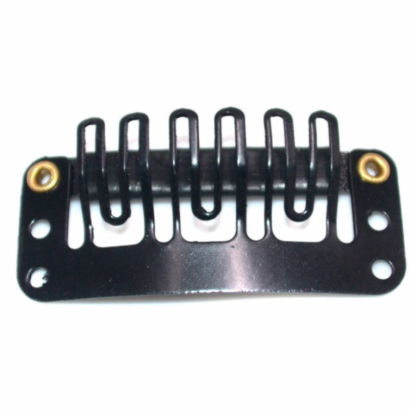 Clips de perruque U 3.2cm 2.7cm, 20 pièces/ensemble, Clips pour Extensions de cheveux naturels/tissage, accessoires de Salon moyen