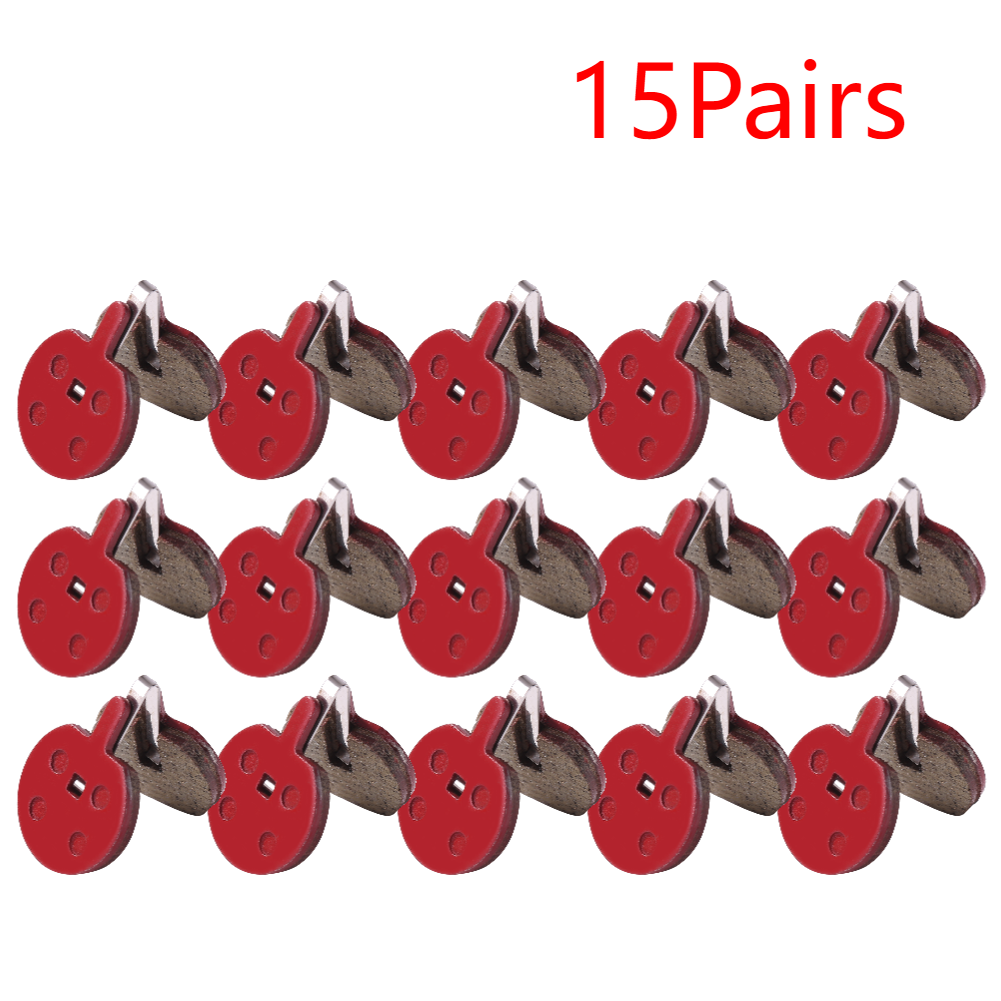 Pastillas de freno hidráulicas universales para bicicleta de montaña, piezas de bicicleta de montaña, pastilla de freno de disco de resina orgánica, accesorio para bicicleta, 1-20 pares: Verde