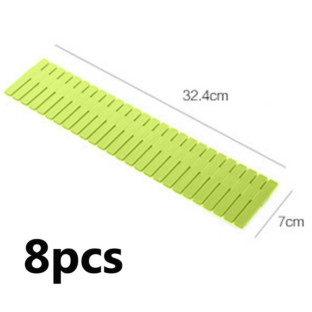 DIY Drawer Divider Adjustable Storage Shelves Grid Partition Board Household Storage Organizer Partition Board Space-saving Tool