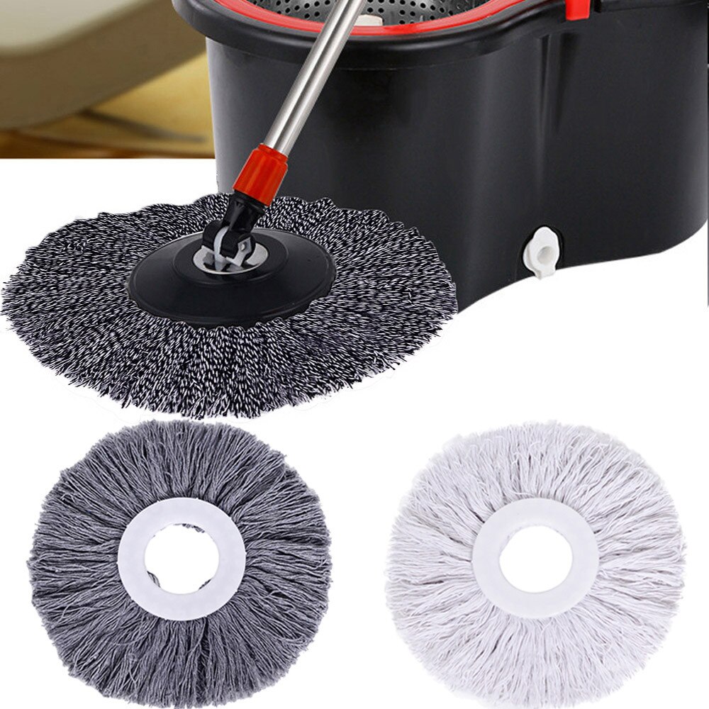 Neue Ersatz 360 Rotierenden Kopf Einfach Magie Mikrofaser Spinning Boden Mopp Kopf #45: Gray 