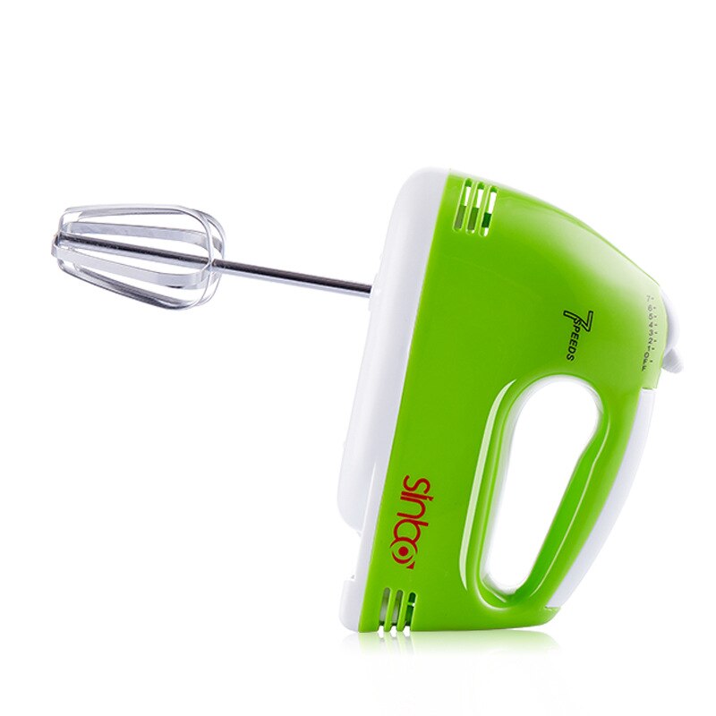 Hand held eggbeater electric mixer household beater Cream baking beater: green