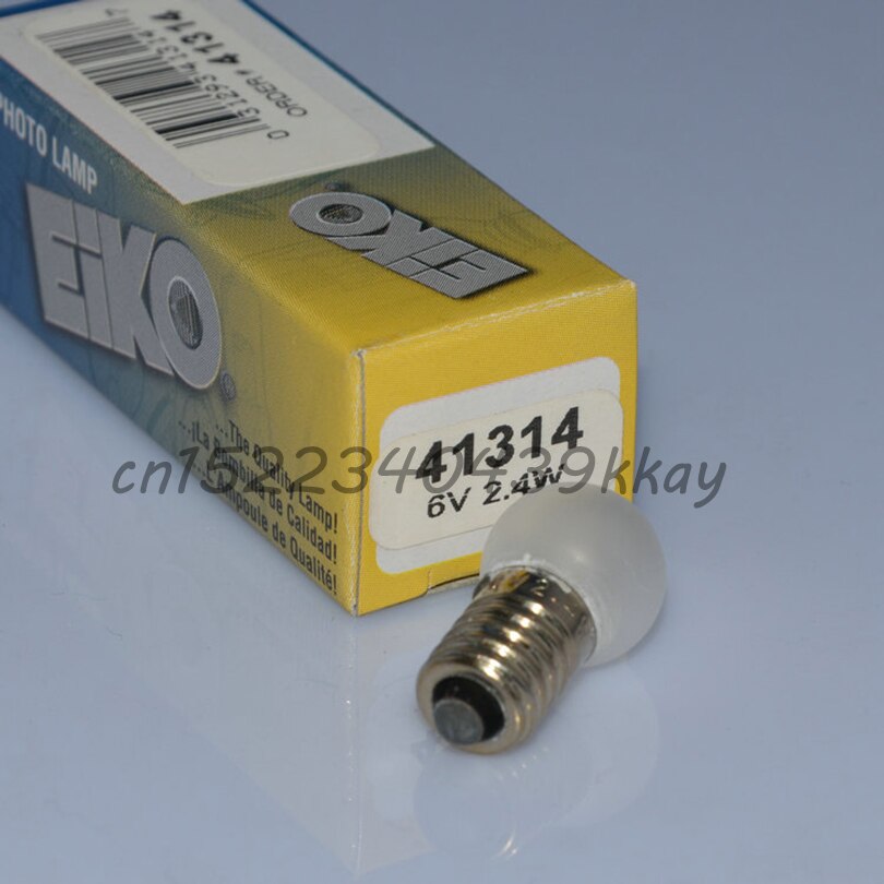 Eiko 41314 Light Bulb for TOPCON OM-3 OM-4 Corneal curvature instrument ,6V 2.4W E10 Lamp TOPCON 40120-10080