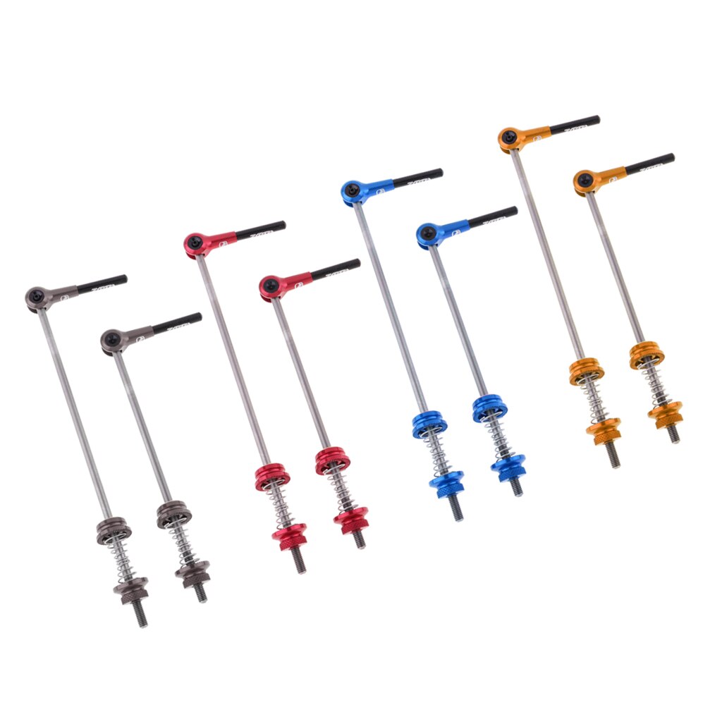 Bicycle Quick Release Rear Wheel Skewers Aluminum Alloy Bike Wheel Skewers for MTB Road Cycling