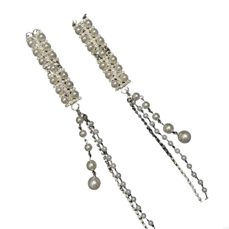 62ke geavanceerde zilveren kwastjes haarspeld ornament haarclip voor bruiloften en s