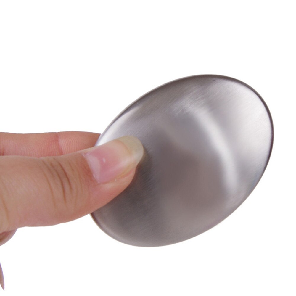 Stainless Steel Soap Oval Shape Deodorize Smell From Hands Retail Magic Eliminating Odor Kitchen Bar Chef Soap Kitchen Tools#25