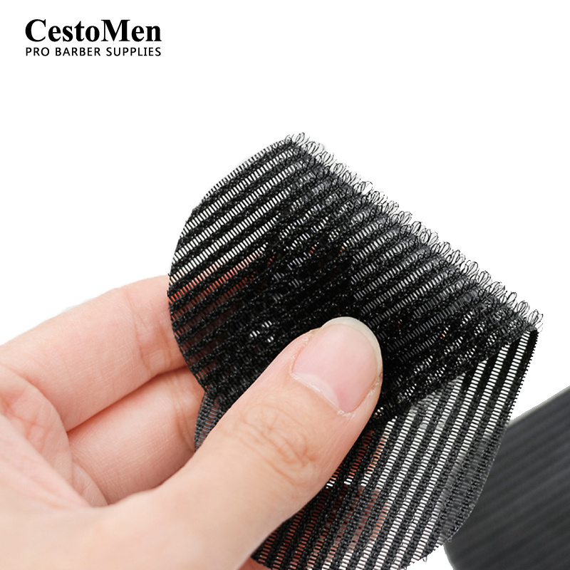 Flequillo pinza para el pelo pegatina peluquería pinzas mágicas de nailon para peluquero cabeza de aceite para hombre grabado accesorios de estilismo de corte