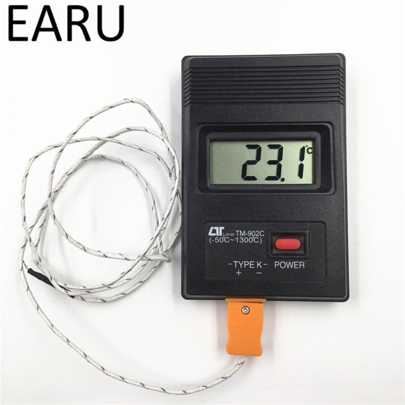 TM 902C Black K Type Digital LCD Temperature Detec Grandado tm-902c-black-k-type-digital-lcd-temperature-detec-grandado