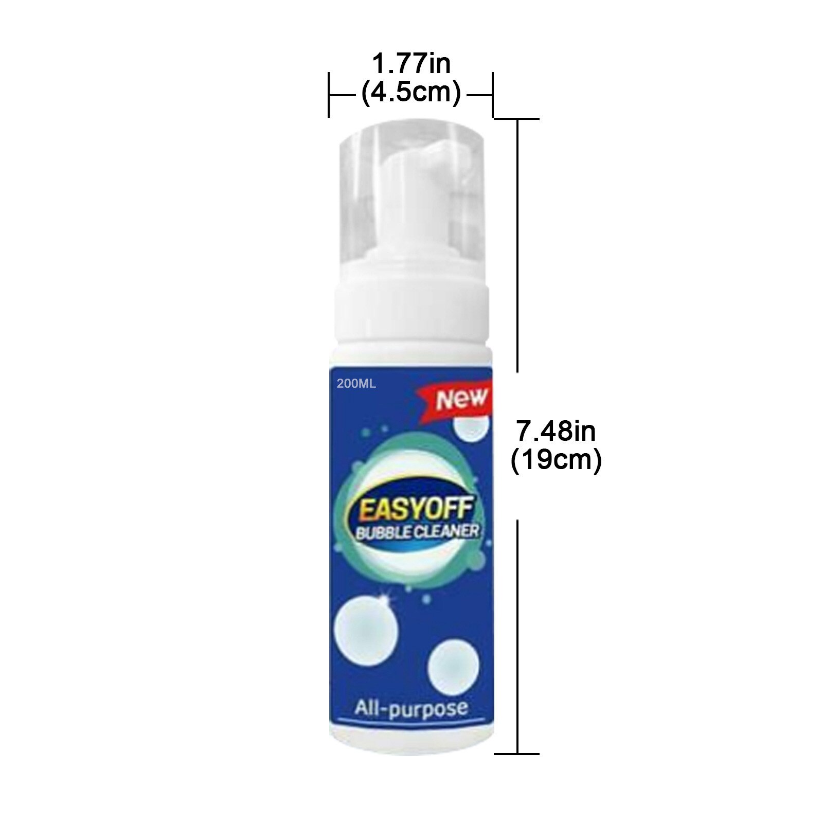 Foam Cleaner 200mlkitchen Grease Multi-purpose Foam Cleaner All-purpose Bubble Cleaner Home Tool Accessories