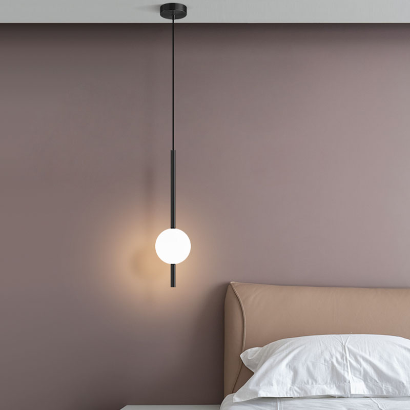 Nachttisch-Pendelleuchten für Schlafzimmer, nordische Pendelleuchte für TV-Hintergrund, Kücheninsel, Restaurant, Esszimmer, LED-Beleuchtung