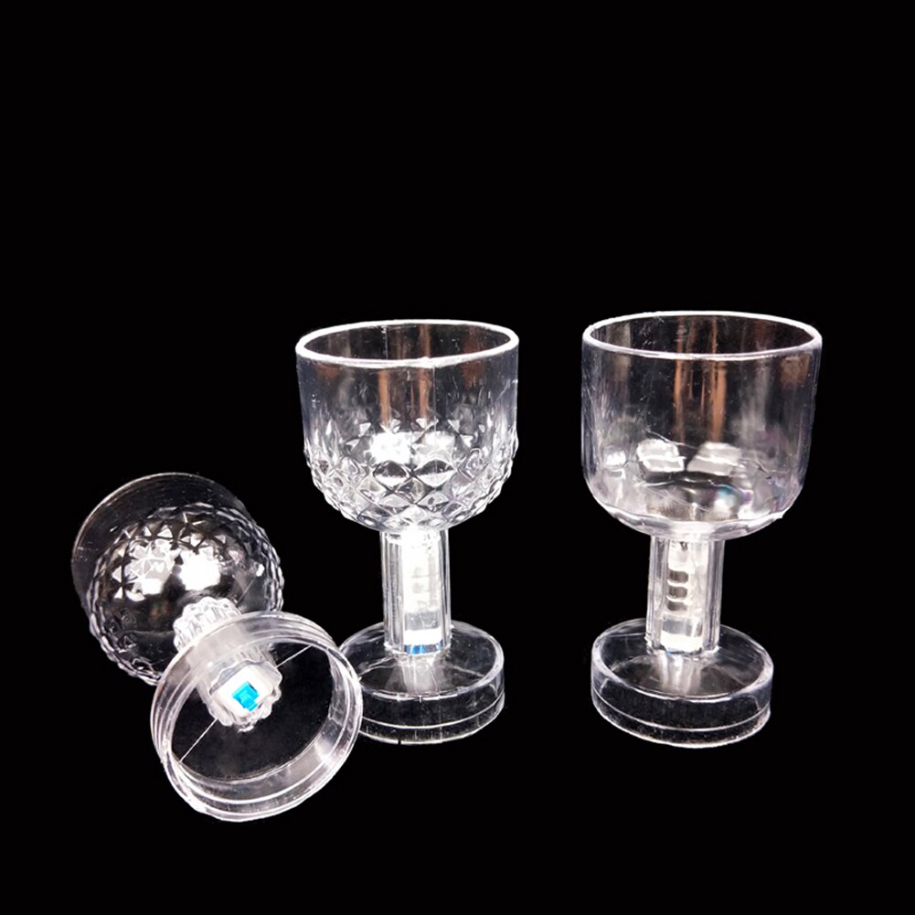 LED Flashing Color Change Water Activated Light up Beer Whisky 50ml Drink Cup Smooth drink glass cocktail party novelty