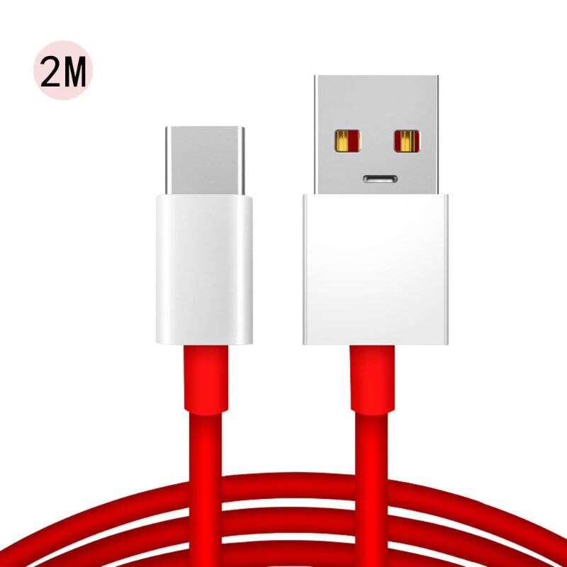 USB 3,1 Typ C Kabel 5V 4A Schnell Ladung Energie Datenkabel Linie Kabel für Oneplus 7 7Profi 6T 5T 5 3T 3 Bindestrich Kabel: 2m