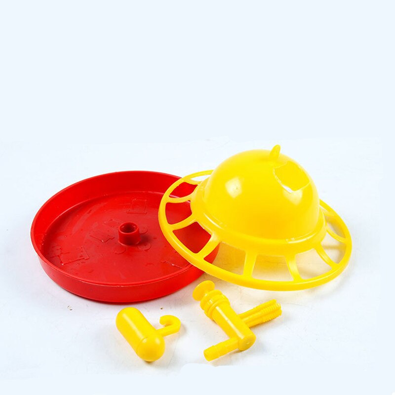 Automatic Chicken Feeder Waterer Fountain Chick Brooder Drinkers Set Poultry Feeder Cup Poultry Farming Feeding Watering Supply