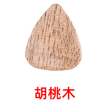 Genuine Wooden Guitar Picks 2.5mm Heavy Smooth Blank Wood Plectrum Mediator Acoustic Electric Bass Guitar Accessories: 4