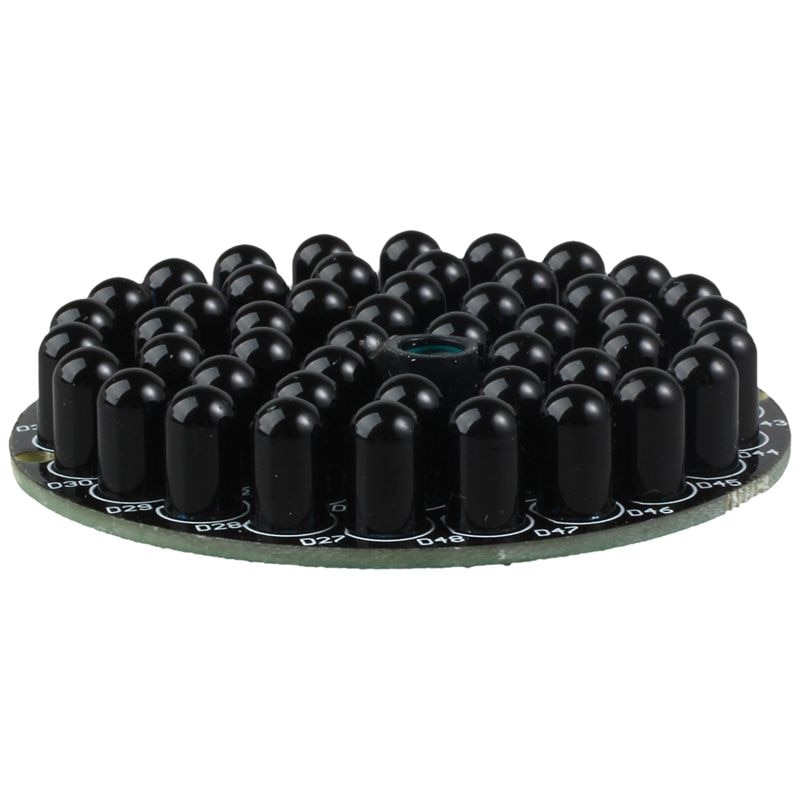 Ir-infrarood led-bord 940nm 48 ir-leds onzichtbaar 's nachts geen blootstelling lichtbord voor ir-verlichting cctv-accessoires