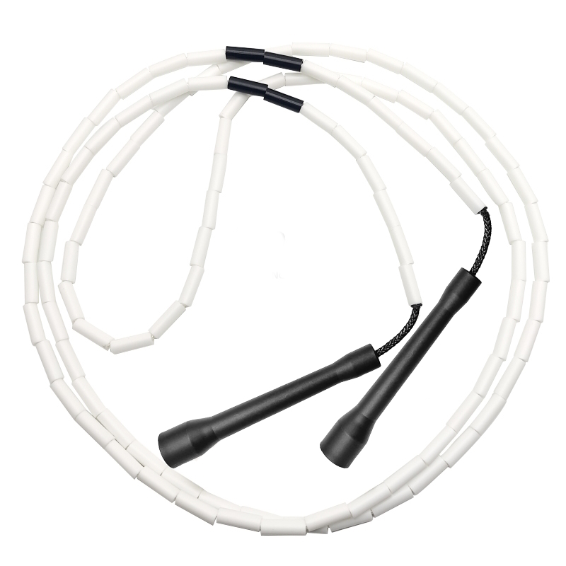 NEVERTOOLATE JR013P 2.9METER (BEADING LENGTH 2.75M) HARD BEADS BEADED SKIPPING JUMP ROPE FITNESS FRESTYLE JIMMY CROSSFIT: Navy Blue