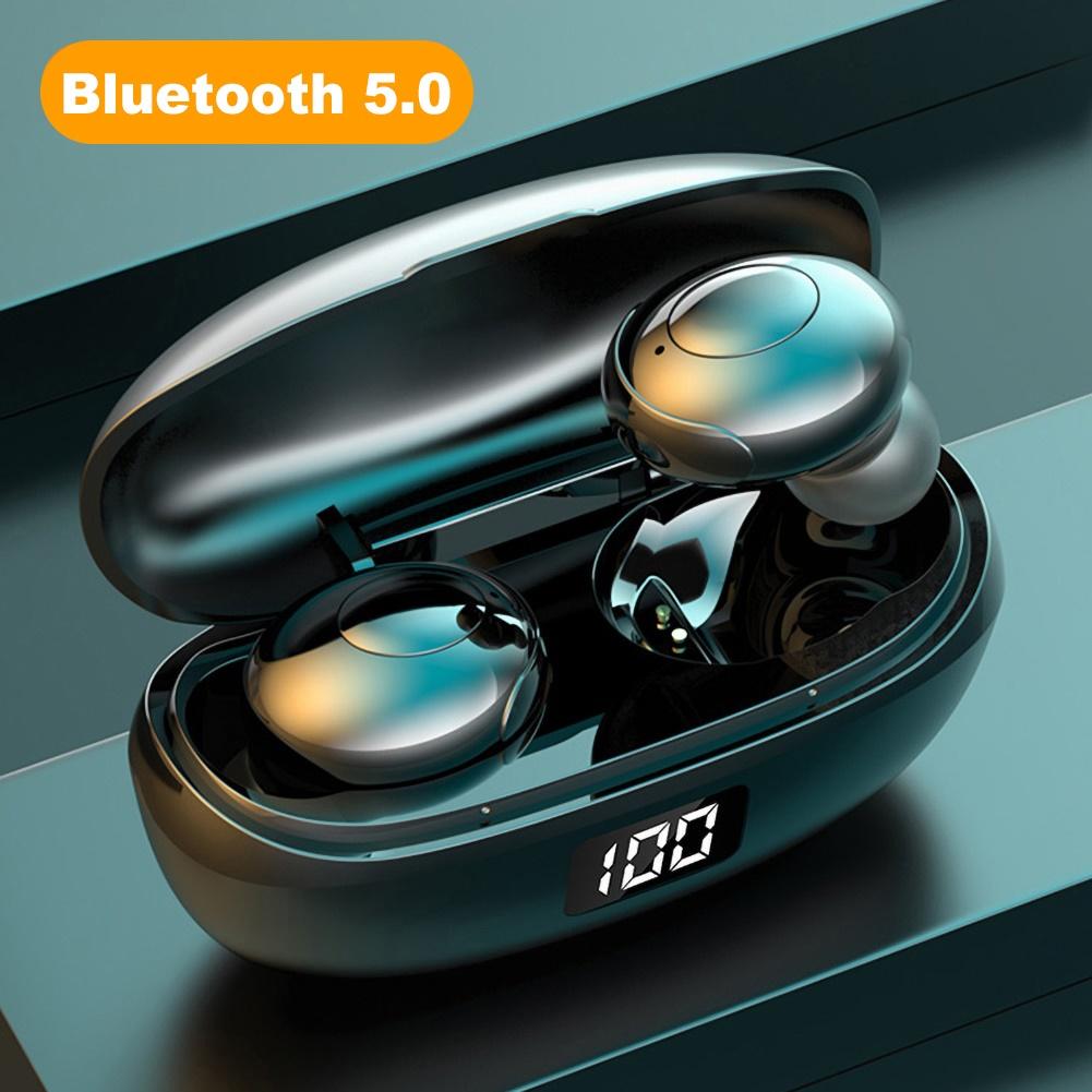 HKT-6 Tws Bluetooth Headset 9D Muziek Hoofdtelefoon Sport Waterdichte Oordopjes Werkt Op Alle Android Ios Smartphones Draadloze Koptelefoon