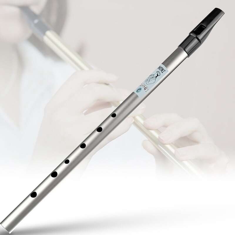 NAOMI Tin Whistle Penny Whistle High C Key Whistle Six-Holed Woodwind Instrument for Beginner Whistler