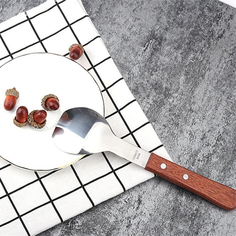 Ice Cream Tools Portable Aluminum Alloy Non-stick Anti-feeze Ice Cream Scoop Spoon For Home Kitchen Accessories