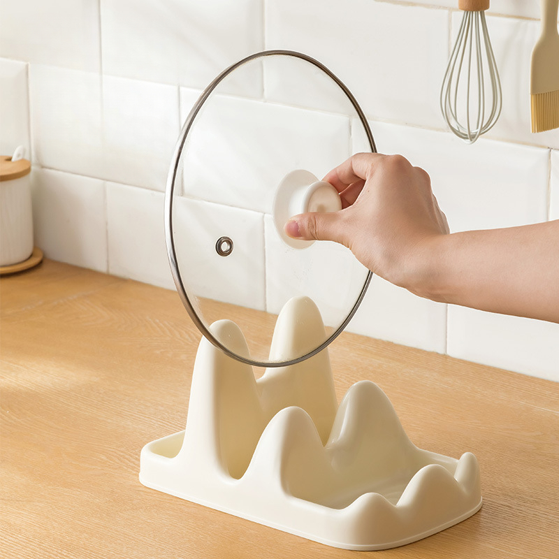 Küche Löffel Halfter Topf Deckel Gestell Topf Deckel Kochen Werkzeug Geschirr Lagerung Gestell Löffel Stäbchen Halfter Spachtel Ablauf Gestell Gerät
