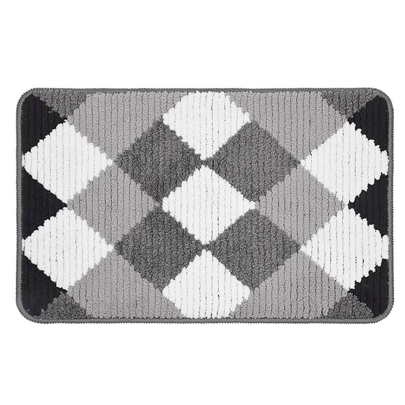 Paillasson d'entrée moderne, tapis de bienvenue pour porte d'entrée, tapis de cuisine antidérapant, tapis de sol rectangulaire, paillasson doux 40 x 60cm/38 x 58cm: Tapis de style 4 38 x 58cm