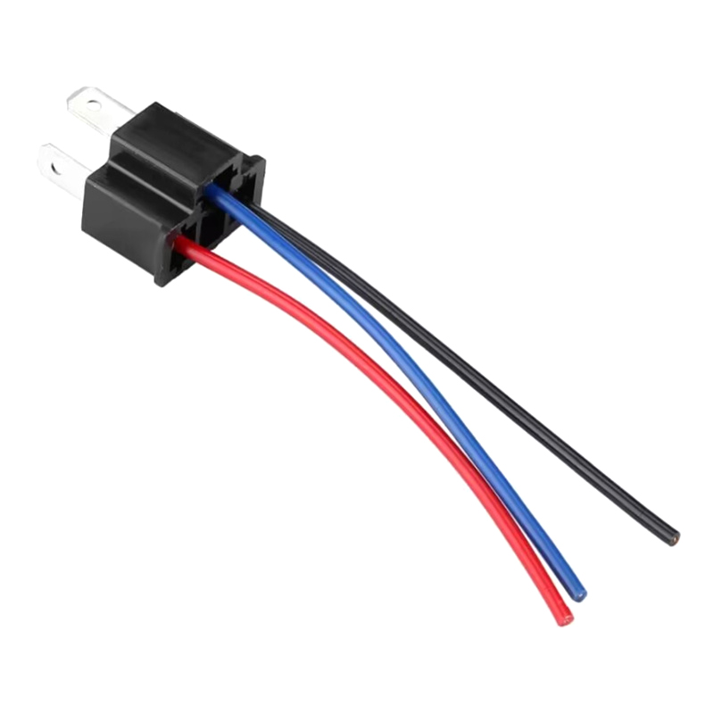 Conector adaptador macho de enchufe de bombilla H4 9003, lámpara antiniebla para faro de coche, adaptador macho, arnés de cableado, conector de faro