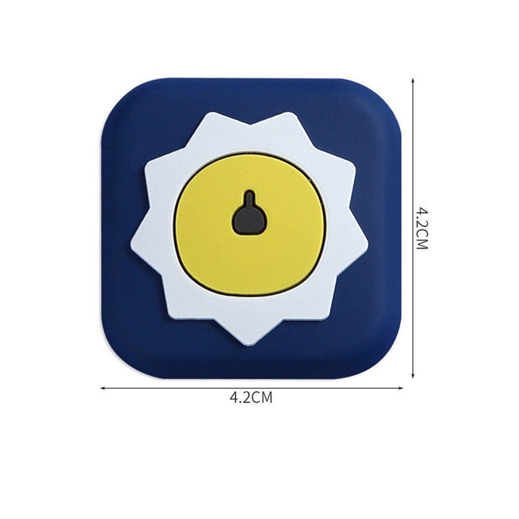 cute Cartoon crash pad door crash pads Silicone Mat Wall Door Back Crash Pad Mute Cushion Crash Pad for door#1021y25: B