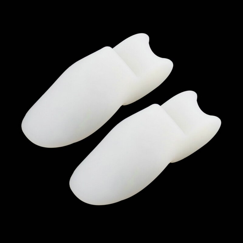 Gel de silicona para juanetes, separador de dedos grande, alivia el dolor de pies, halux Valgus, almohadilla de protección de corrección de pie 2 unidades/juego