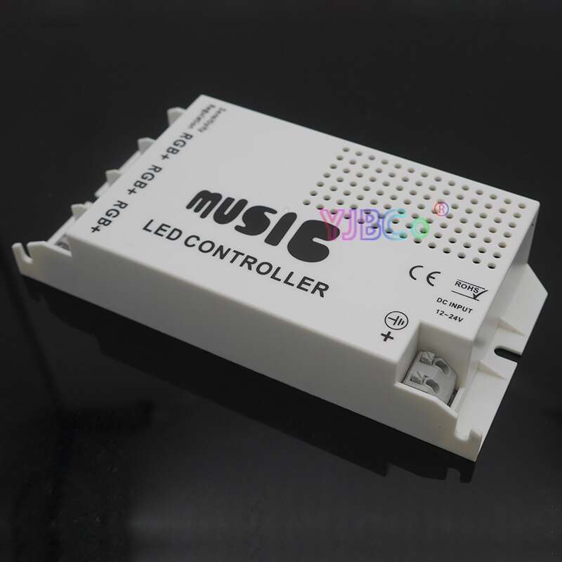 DC12V-24V 3 Ch Led Muziek Controller 24key Ir Afstandsbediening Rgb Controller