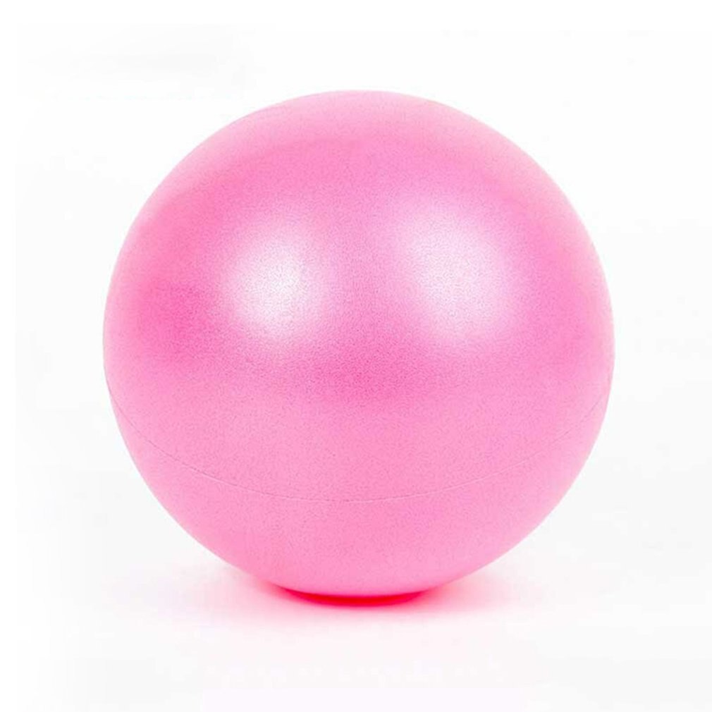Mini Yoga Pilates Ball Explosion-proof Pvc Fitball For Stability Exercise Training Gym Anti Burst&slip Resistant Straw: Pink