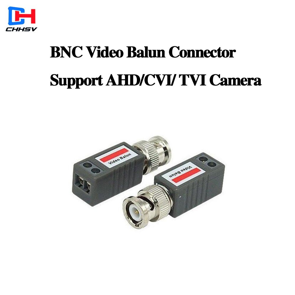 10 Uds CCTV vídeo Balun pasivo transceptores de fibra óptica 2000ft distancia UTP Balun BNC Cable Cat5 CCTV UTP vídeo Balun