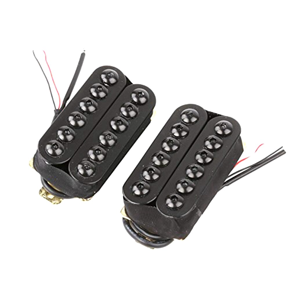 Humbucker de alta salida, 1 Juego, negro, imán de cerámica, mástil y puente de guitarra eléctrica, pastilla