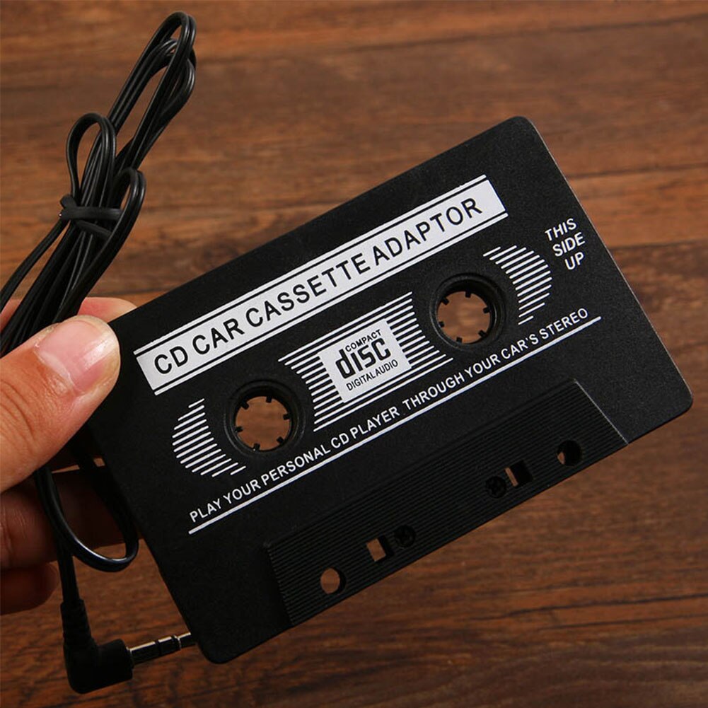Adaptador de Cassette de Audio para coche, conector electrónico Digital de música de 3,5mm, fácil de instalar, reproductor MP3 y CD para vehículo