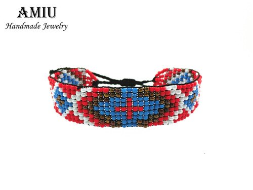 UGA-AMIU Artesanal Pulseiras Da Amizade Hippy Semente Beads Cruz Pulseira de Corda Artesanal Brasileiro Para Mulheres Homens Dropshipping: A3
