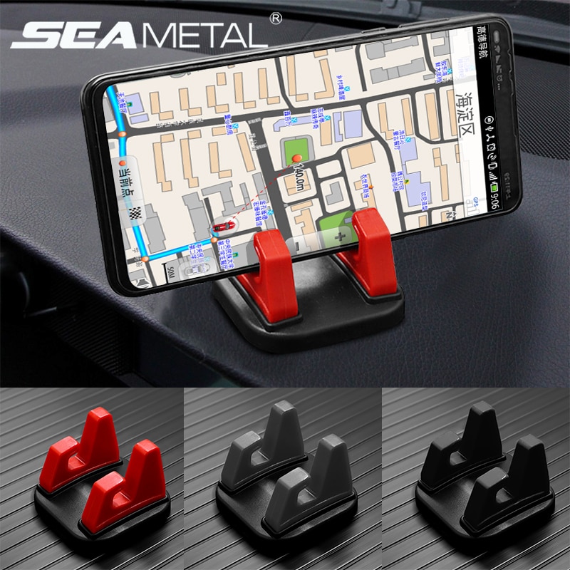 Auto telefoonhouder staat draaibaar ondersteuning antislip 360 graden draaibare montage dashboard datalijn kaartsleuf clips auto accessoires