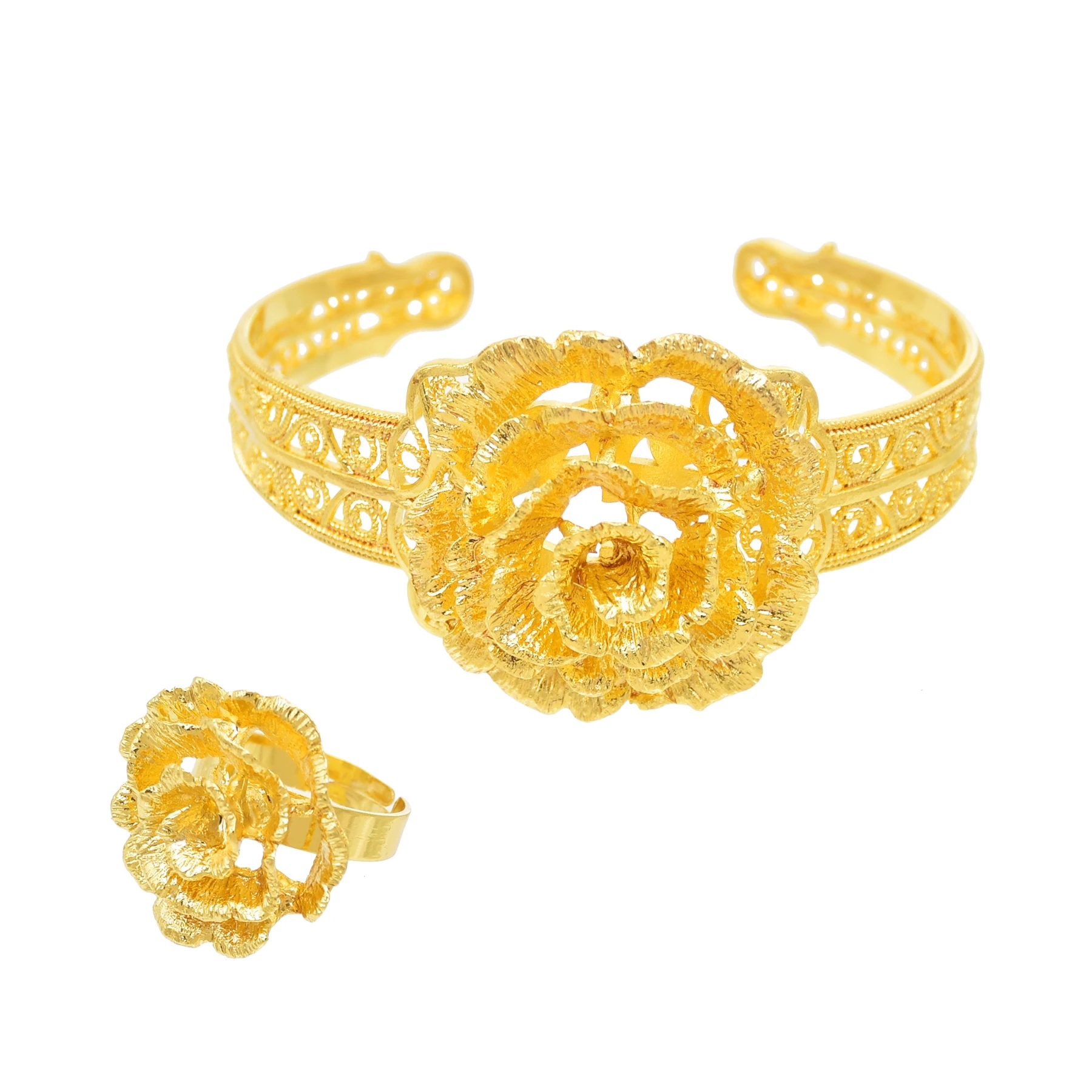 Hollow Wings Feather Wide Cuff Bracelets & Bangles For Women Men Gold Silver Color Alloy Open Big Male Female Bangle Jewelry: Platinum Plated