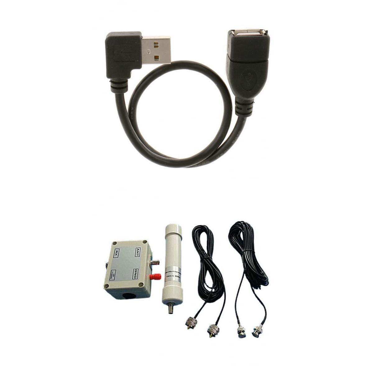 Active Loop Antenna Receiving 10KHz-30MHz Cable For Medium Short Wave