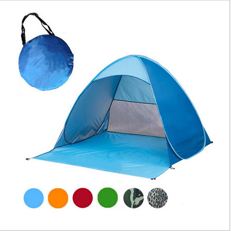 1 - 2 Person Strand Zelt Ultraleicht Klapp Zelt Pop Up Automatische Offenen Zelt Familie Tourist Fisch Camping Sonne Schatten zelt X109D: color 3