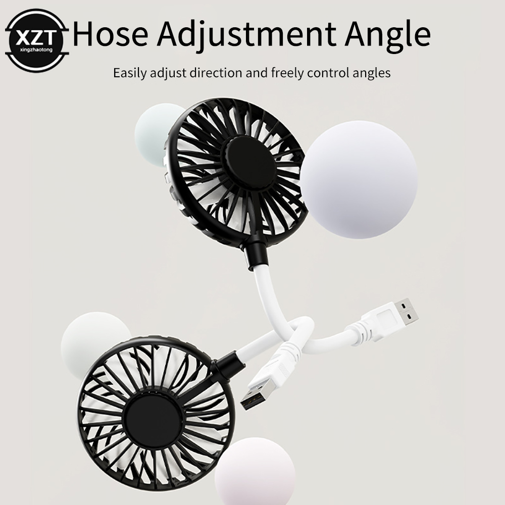 USB Rechargeable Handheld Fan Silent Cooling Power Bank Wireless Mini Play Plug Fans Summer Outdoors and Travel