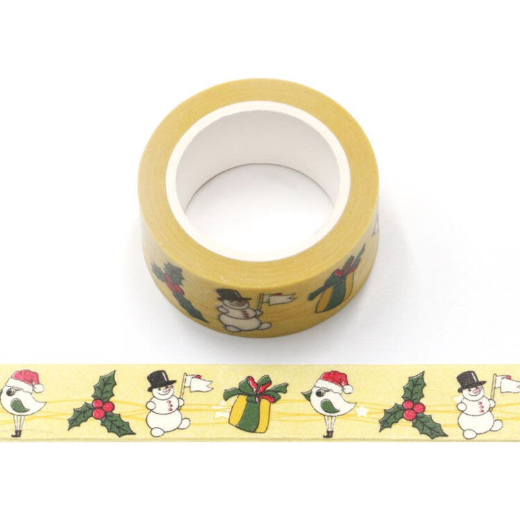Merry Christmas foil Masking Washi Tape Decorative Adhesive Tape Decora Diy Scrapbooking Sticker Label Stationery: 11