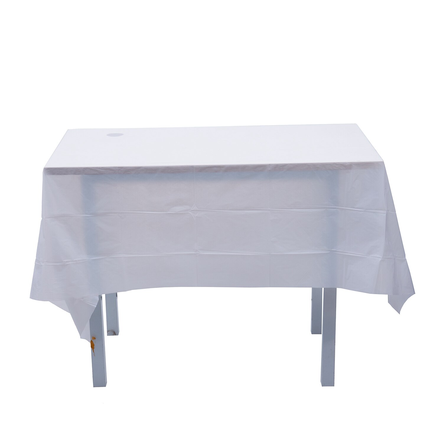 Nappe en plastique blanche, 137CM X 183CM
