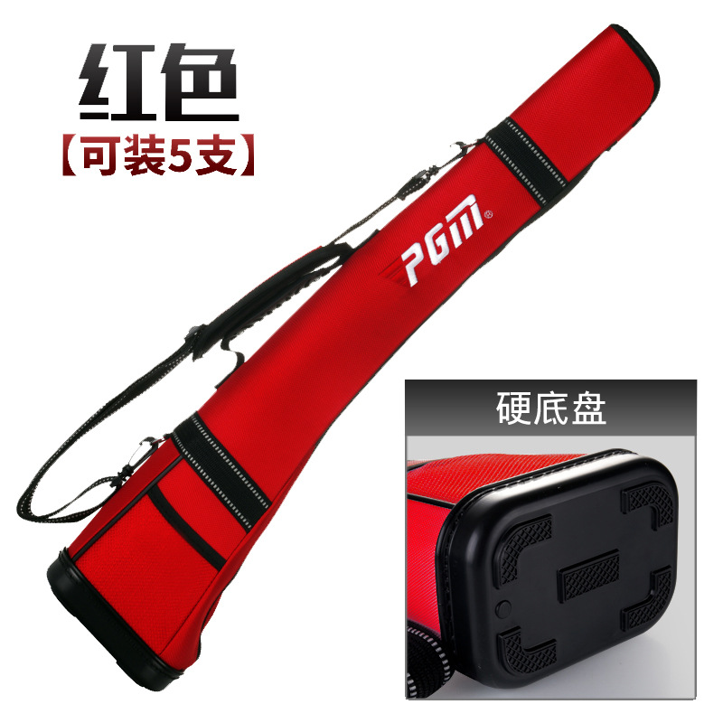 PGM half golf bag bag nylon foldable light pack: Red