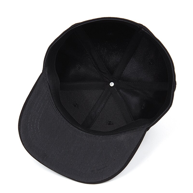 Mode Platte Rand Hoed Hip Hop Cap Volledig Afgesloten Baseball Cap Grote Hoofdomtrek Snapback