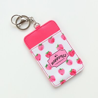 Fresh Style Fruits Patterns PU Leather Card Bus Card Name Business Cards Holder Office & School Supplies: 5