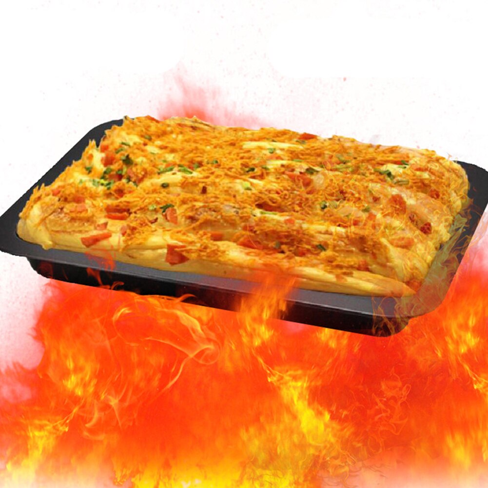 Rectangular Stainless Steel Non-stick Bread Cake Oven Baking Tray Kitchen Gadget