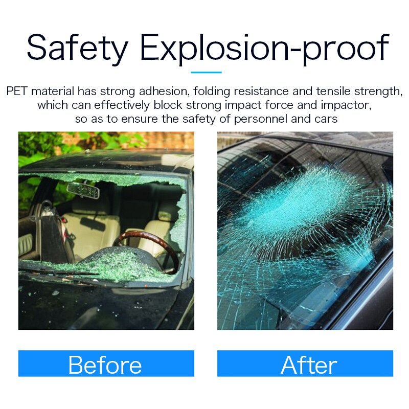 Light Black 5-50% VLT Car Windscreen Tint Front Rear Window Foils UV 99% Solar Protection Film Tints 50cm x 1.5m