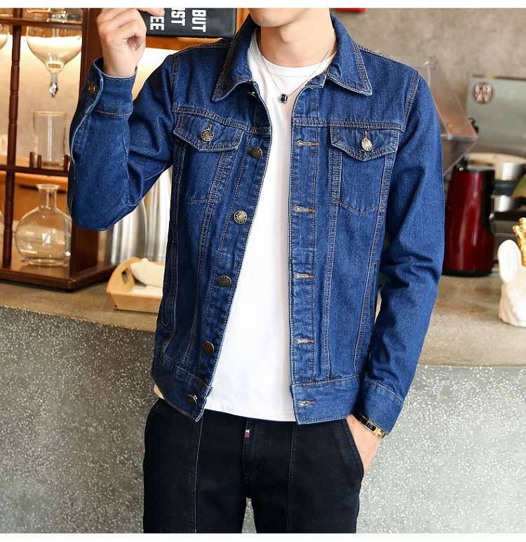 Mænd jeans jakke herre bomber jakker mænd hip hop mand vintage denim jakke frakke streetwear chaqueta hombre m -4xl